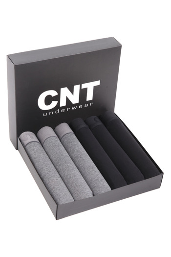 CNT Men's 6 Pieces Cotton Lycra Premium Quality Boxers in Special Box