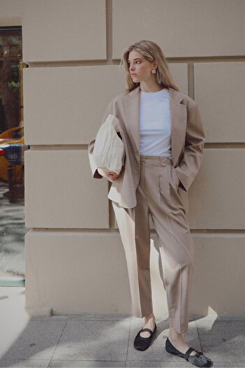 Suud Collection Μπουφάν Mink Masculine Blazer