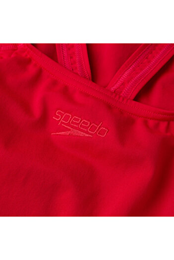 SPEEDO Women's Red Eco End Medalist Swimsuit