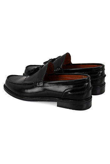 Desa Ανδρικό δερμάτινο loafer Jimmy Black