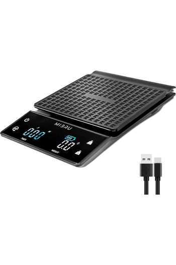 MIBRU MIEBRO Coffee Scale with Timer | Kitchen Scale | Pour Over Coffee Drip V60 | Digital Scale with LCD