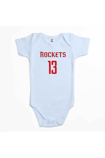 CrowsGate James Harden Rockets Blue Color Baby Bodysuit