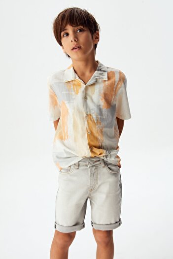 nk kids 64707 Boy Gray Mybach Shorts