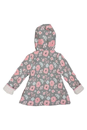 Stephen Joseph Pink Raincoat with Flower Pattern