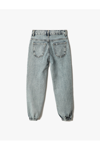 Koton Jogger Jeans Pocketed Cotton - Jegging džíny s nastavitelným elastickým pasem