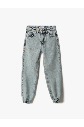 Koton Jogger Jeans Pocketed Cotton - Jegging džíny s nastavitelným elastickým pasem