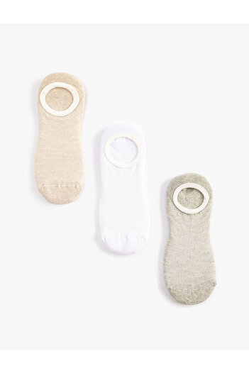 Koton Set of 3 Colorful Invisible Socks
