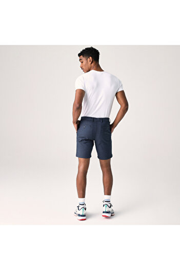 Lacoste Erkek Slim Fit Lacivert Bermuda Şort