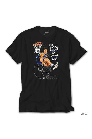 WAKHA Aeron Gordon Slam Dunk Black T-Shirt