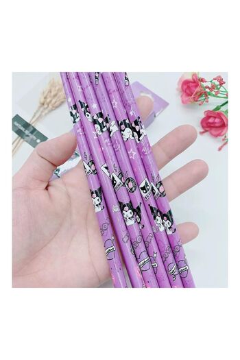 TOYFEST Set of 12 Pencils with Kuromi Anime Figures - 12 PCS