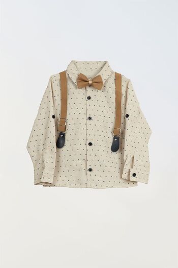 LULU Kids Boy's Suit - Bow Tie and Slopet, Set of 4