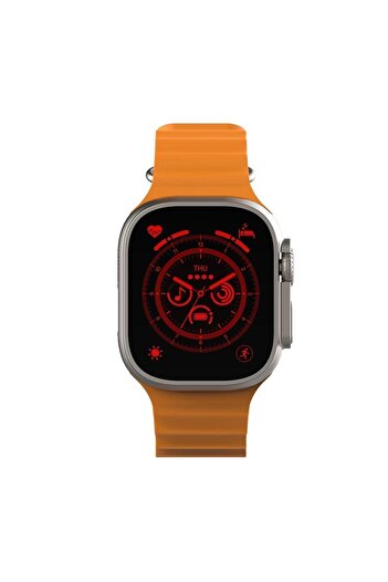 HİKİNG Hikıng Wh8 Smart Akıllı Saat ( Yedek Kordon Hediyeli)