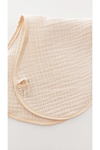 O&G Collection 4-Piece Soft Color Muslin Baby Shoulder Cover - 100% Cotton, Organic, Nickle Free Snap