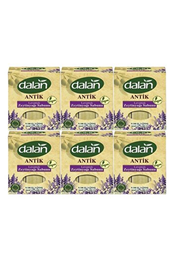 Dalan Antique Lavender Olive Oil Laurel Soap 900 Gr X 6 Pieces