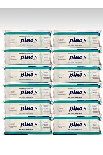 Pine Body Cleaning Perineum Wet Towels 50 Pieces X12 600 Sheets
