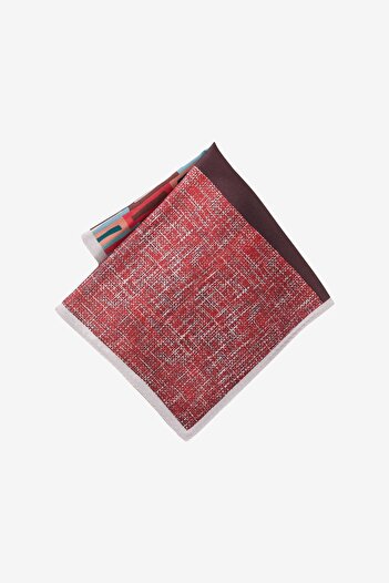 AC&Co / Altınyıldız Classics Claret Red Men's Handkerchief