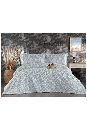 ÖZYURTLAR HOME Merlin Yatak Örtüsü Çift Kişilik Pike