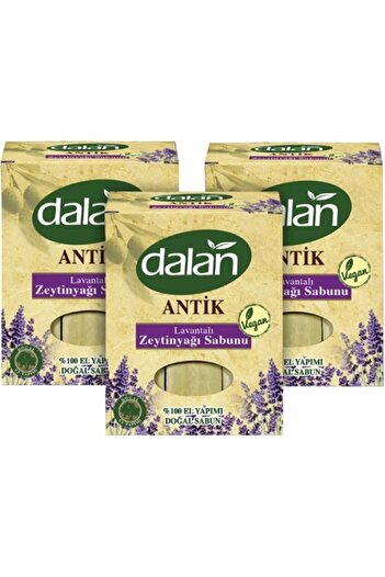 Dalan Antique Lavender Olive Oil Laurel Soap 900 Gr X 3 Pieces