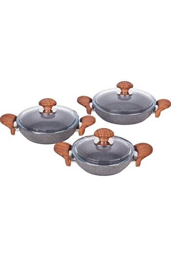 Özkent Granit Gri Sahan Set Ahşap Sap K-514.03 514