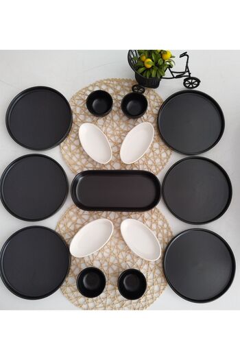Keramika 15 Piece Breakfast Set for 6 People