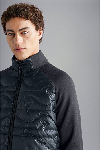 PAUL&SHARK MEN'S ZIPPED PULLOVER C.W. WOOL
