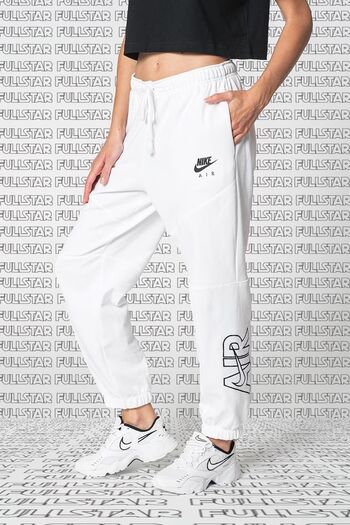 Nike Air Fleece Loose Fit Sweat Pants White Loose Cut Women's Sweatpants White