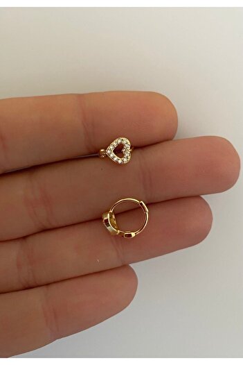 Arescollection Cerrahi Çelik Zirkon Taşlı Tragus Rook Forward Lobe Helix Kıkırdak Uyumlu Halka Piercing Küpe
