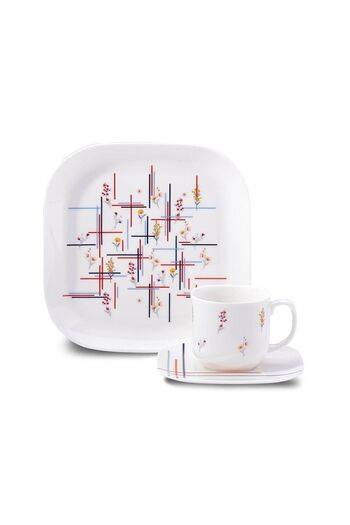 KORKMAZ Kappa Collection A8691 - 28 Piece Breakfast Set