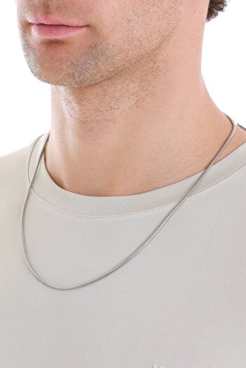 Hatemoğlu Steel Chain Men's Necklace