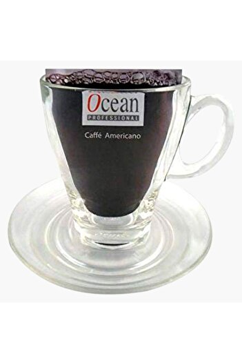 Ocean Americano Glass Mug - Set of 6