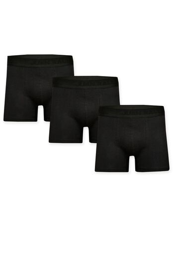Socks Stations Men's Boxers, Underwear Models 3-Piece Black Boxer Men's Boxers