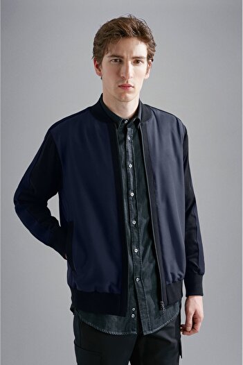 PAUL&SHARK VISCOSE SWEATER WITH ZIPPER