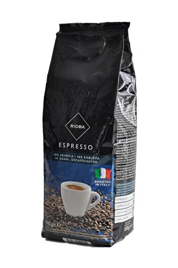 Rioba Espresso %60 Arabica %40 Robusta In Grani *kafeinsiz Çekirdek Kahve 500 Gr