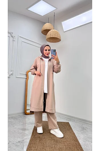 KardelenButik 10508 Model Hijab Tracksuit Set
