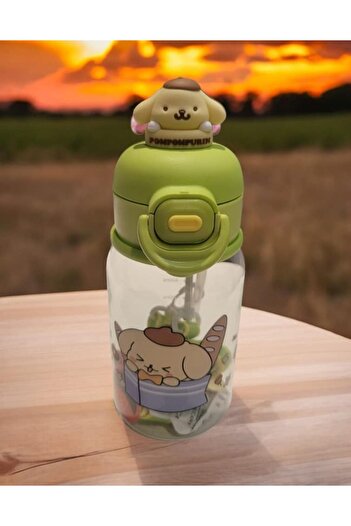 Luca Mia Sanrio Pompompurin Melody 550ml Water Bottle with Kuromi Character