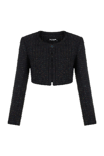 Nocturne Tweet Short Jacket - Stylish and Comfortable Design