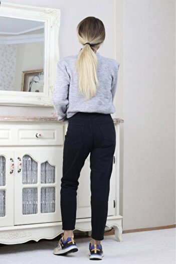 Ritnice Γυναικείο μαύρο Motto Mom Jean