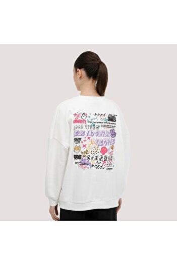 lumberjack Wl Tina Women's Sweatshirt - Ecru - L/Xl