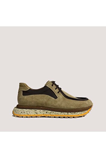 LUCIANO BELLINI 8005 Premium Erkek Casual Ayakkabı - Vizon - 42