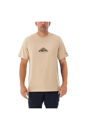 Columbia Rocky Range Erkek Bej Outdoor T-Shirt CS0396-271