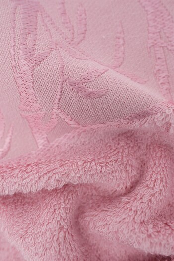 Nurpak Bamboo Family Bathrobe Set - Ecru - Pink