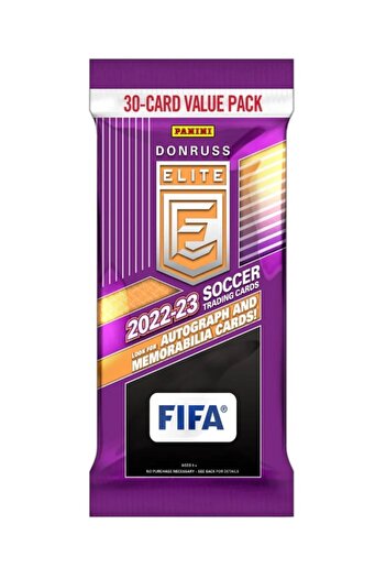 TOYFEST Panini 2022 - 23 بطاقة Donruss Elite لكرة القدم FIFA - حزمة الدهون - سلسلة المجموعة الخاصة - 5 عبوات