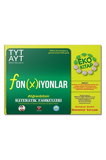 REHBER MATEMATİK YAYINLARI Tyt - Ayt Matematik Fasikülleri - Fonksiyonlar Eko