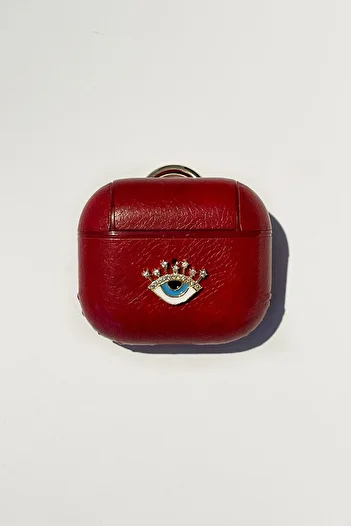 hey lori Red Apple 3rd Generation Headphone Case with Eye Detail