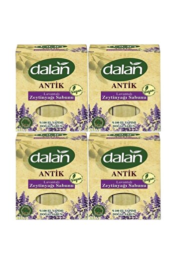 Dalan Antique Lavender Olive Oil Laurel Soap 900 Gr X 4 Pieces