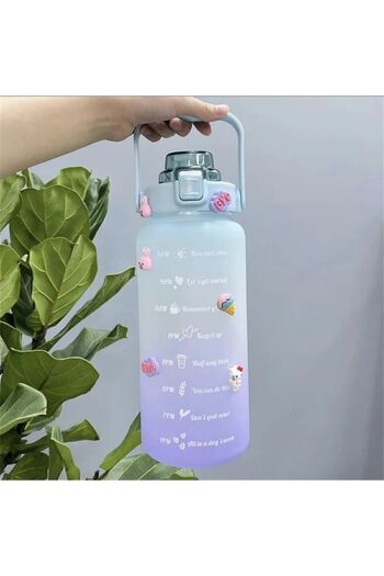 OSMEY Motivation Water Bottle 2000 Ml Water Bottle - Bpa Free