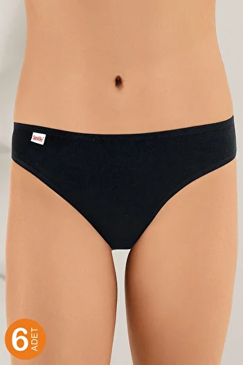 Şahinler Pack of 6 Women's Panties Mb023