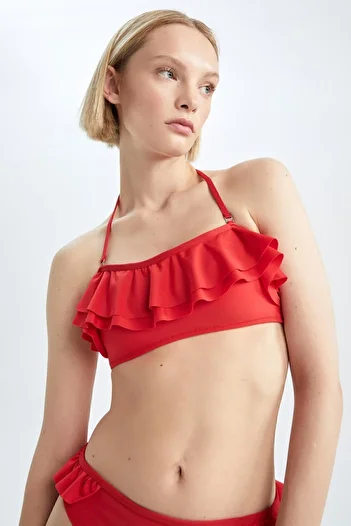DeFacto Fall In Love Regular Fit Bikini Top T6823az22sm