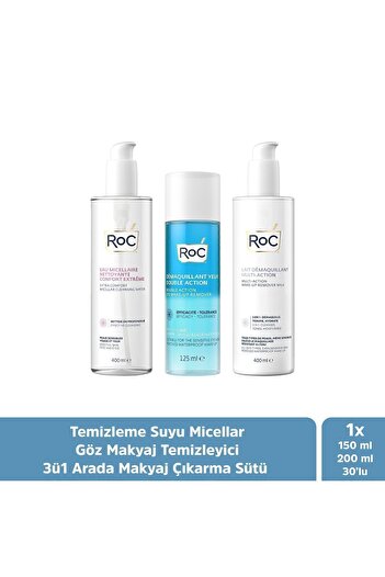 Roc Yüz Makyaj Temizleme Seti
