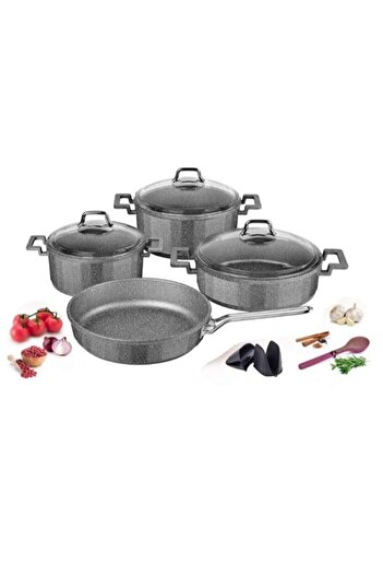 Özkent K-530 Granite Casting 7 Piece Cookware Set